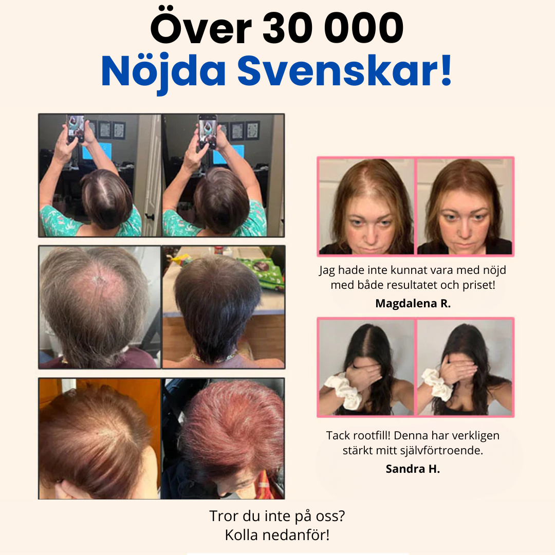 RootFill - Ger liv till ditt hår på sekunder!